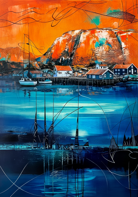 Midnight Sun in the Fjords